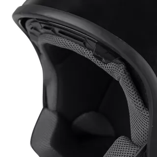 Moto čelada za skuter W-TEC FS-710S Revolt Black - Črna z zvezdo