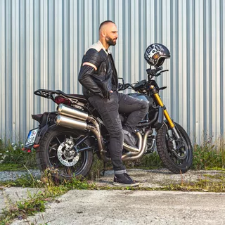 Moto čelada W-TEC Café Racer - Big Star