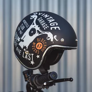Moto čelada W-TEC Café Racer - Big Star