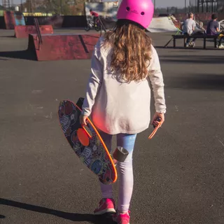 Električni longboard WORKER Smuthrider - črna-oranžna