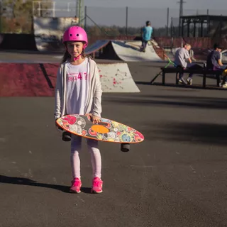 Električni longboard WORKER Smuthrider - črna-oranžna