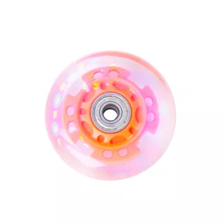 Svetleče kolo za rolerje 64*24mm z ABEC 5 ležaji - oranžna - oranžna
