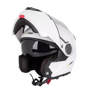 Preklopna moto čelada W-TEC Vexamo V270 - bela