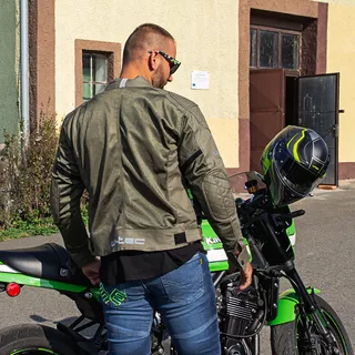 Integralna čelada W-TEC Vintegra Graphic - črna-fluo rumena