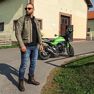 Integralna čelada W-TEC Vintegra Graphic - črna-fluo rumena