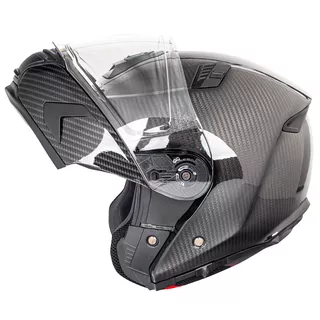 Preklopna moto čelada W-TEC Tensiler - karbon lesk