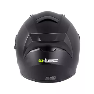 Integralna čelada W-TEC Vintegra Solid - črna-mat