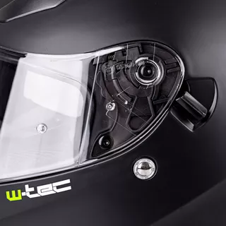 Integralna čelada W-TEC Vintegra Solid - črna-mat