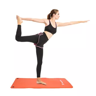 Podloga za vadbo inSPORTline Aero Advance 120 x 60 cm - oranžno-roza