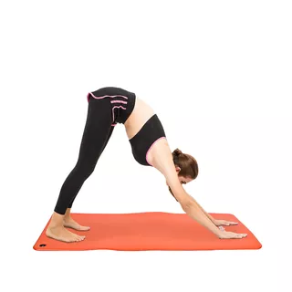 Podloga za vadbo inSPORTline Aero Advance 120 x 60 cm - oranžno-roza