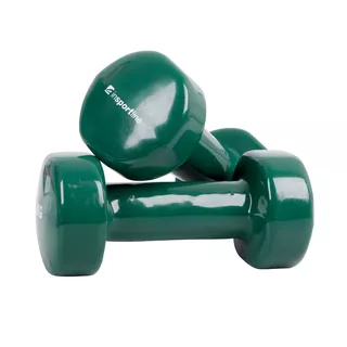 2 x 3kg inSPORTline Smoothbell Set Vinyl Uteži