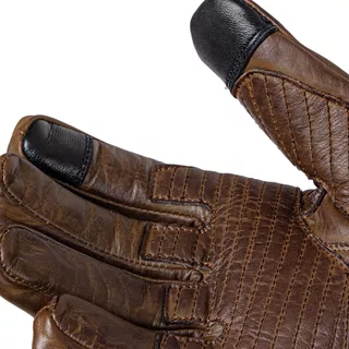 Moto rokavice W-TEC Inverner - temno rjava