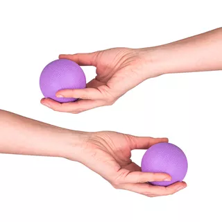 Masažni žogici inSPORTline Thera 6,5 cm - vijoličasta - vijolična
