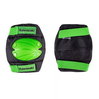 Set otroških ščitnikov Kawasaki Purotek - zelena