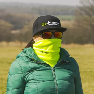 W-TEC Russjack kapa s šiltom - črna z zeleno-belim logom