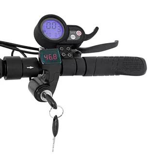 Električni skiro W-TEC Skootie Pro II 8" s sedežem - modra