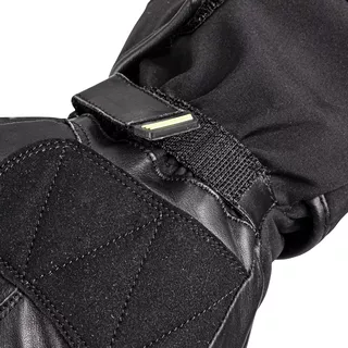 Ogrevane motoristične in smučarske rokavice W-TEC HEATride - črna-fluo zelena