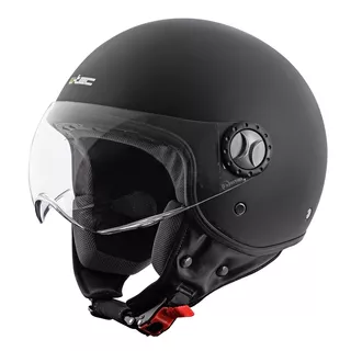Čelada za skuter W-TEC FS-701MB Matt Black - črna - črna
