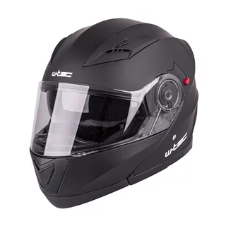 Preklopna moto čelada W-TEC Pezzon - belo-bronasta