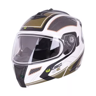 Moto čelada W-TEC NK-839 - S-Cape White Red