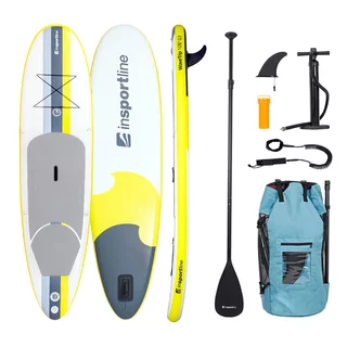 SUP Deska za veslanje z dodatki inSPORTline WaveTrip 10'6" G3 - rumena