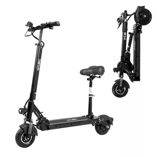 Električni skiro W-TEC Skootie Pro II 8" s sedežem - modra - črna
