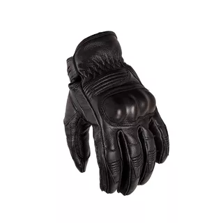 Usnjene moto rokavice W-TEC Trogir - črna
