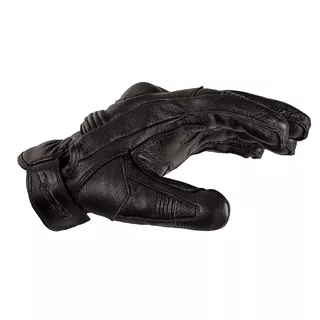 Usnjene moto rokavice W-TEC Trogir - črna