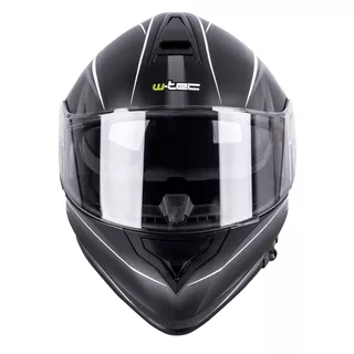 Moto čelada W-TEC V127 - črna-grafike