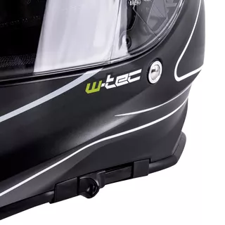 Moto čelada W-TEC V127 - črna-grafike