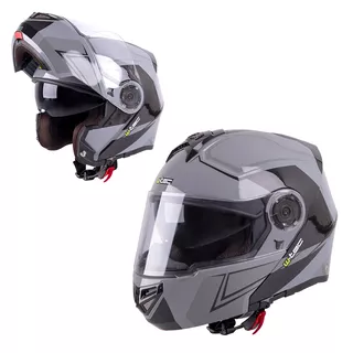 Preklopna moto čelada W-TEC Vexamo V270 - bela