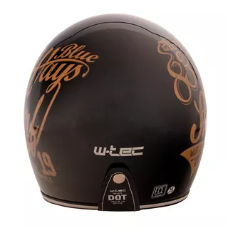 Moto čelada W-TEC Café Racer - Big Star