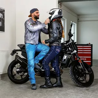 Moto čelada W-TEC Integra Graphic - Black-Green