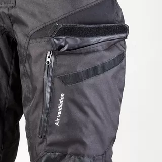 Moške moto hlače W-TEC Kaluzza GS-1614 - črna