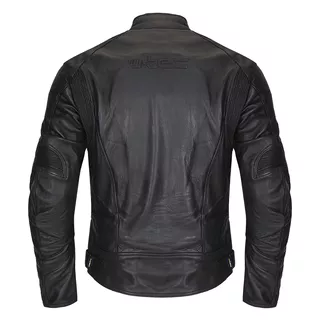 Moška usnjena moto jakna W-TEC NF-1121 - črna