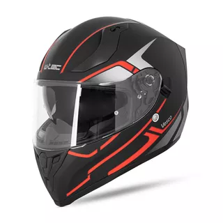 Integralna čelada W-TEC Vesco - Black Matt-Corsa Red