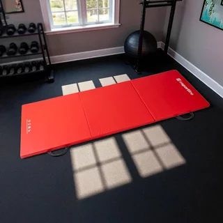 Zložljiva gimnastična blazina inSPORTline Trifold 180x60x5 cm - rdeča