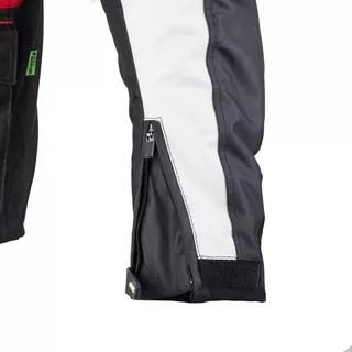 Moška moto jakna W-TEC Wigstein NF-2209 - černo-khaki-červená