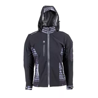 Ženska softshell moto jakna W-TEC Pestalozza NF-2781 - M - črna-siva