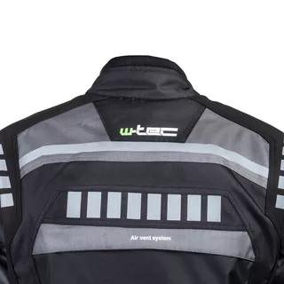Moška moto bunda W-TEC Burdys GS-1613 - črna-siva