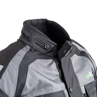 Moška moto bunda W-TEC Burdys GS-1613 - črna-siva