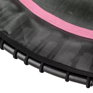 Trampolin z držalom inSPORTline Cordy 114 cm brez vzmeti - roza
