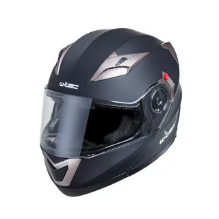 Preklopna moto čelada W-TEC Pezzon - belo-bronasta