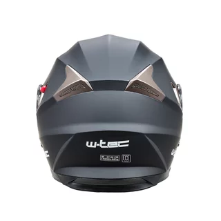 Preklopna moto čelada W-TEC Pezzon - belo-bronasta
