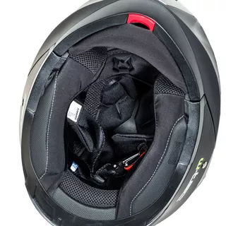 Preklopna moto čelada W-TEC Pezzon - belo-bronasta