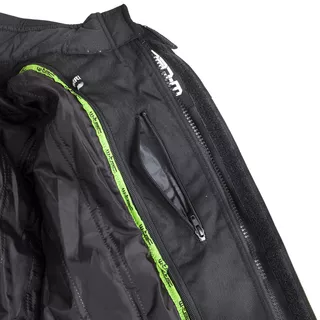 Moto jakna W-TEC Ventura - črna-fluo rumena