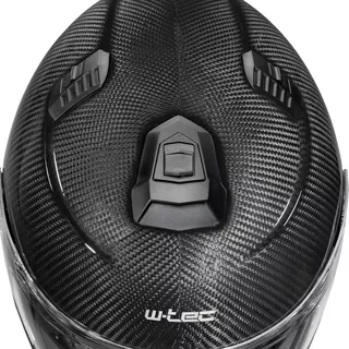 Preklopna moto čelada W-TEC Tensiler - karbon lesk