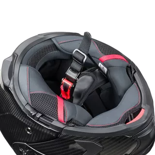 Preklopna moto čelada W-TEC Tensiler - karbon lesk