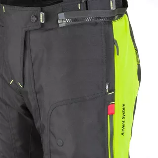 Ženske moto hlače W-TEC Spirital Lady - črna-fluo rumena