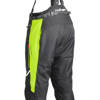 Ženske moto hlače W-TEC Spirital Lady - črna-fluo rumena